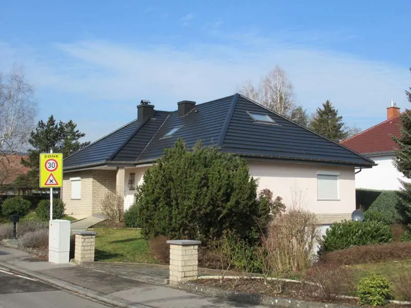 Maison au Luxembourg avec toiture neuve